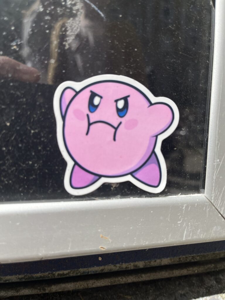Kirby Nintendo Sticker Fenster Altona