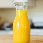 Organgensaft Karaffe Tisch Küche